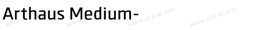 Arthaus Medium字体转换